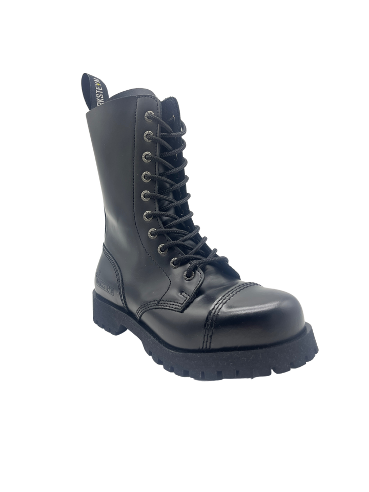 Darksteyn 10 Eye Premium Ranger Boots Black