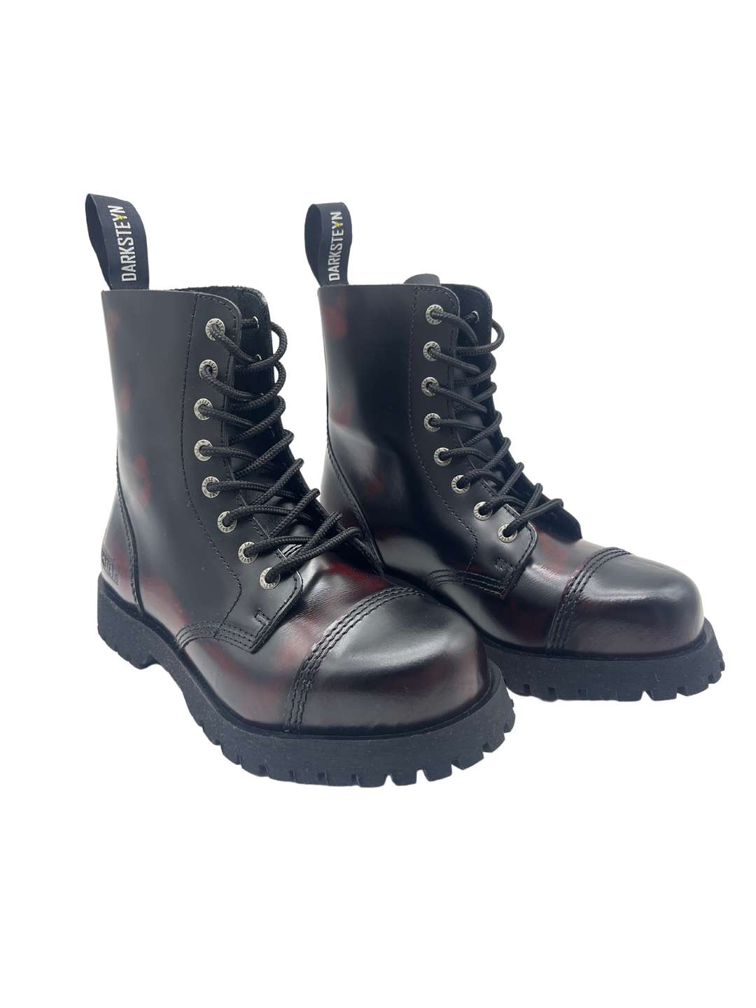 Darksteyn 8 Eye Premium Ranger Boots Red