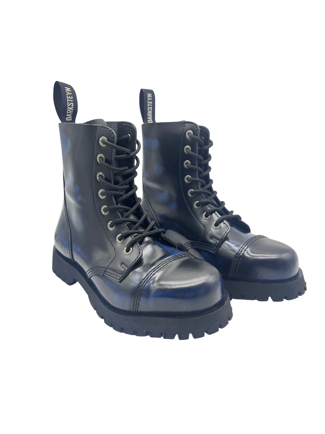 Darksteyn 8 Eye Premium Ranger Boots Blue