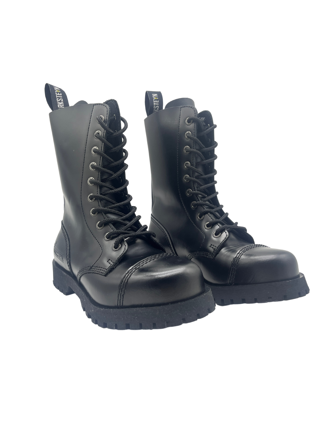 Darksteyn 10 Eye Premium Ranger Boots Black