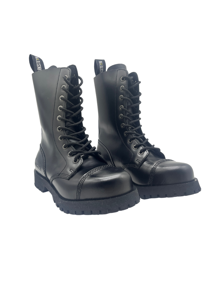 Darksteyn 10 Eye Premium Ranger Boots Black