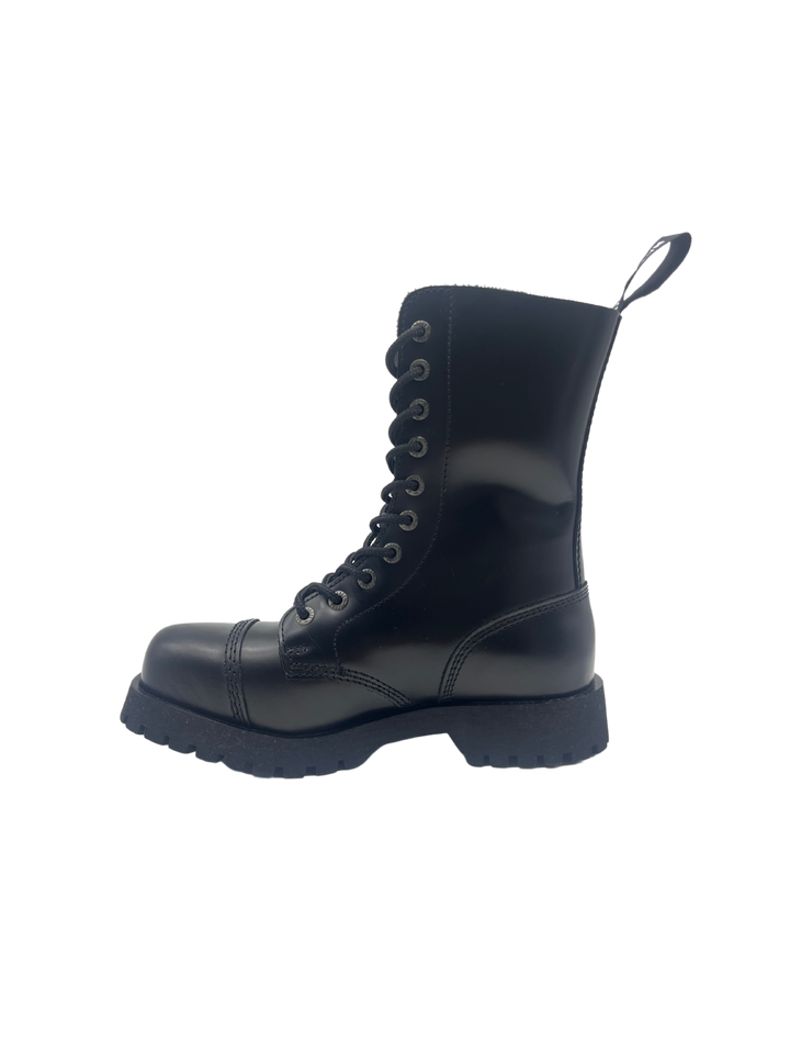 Darksteyn 10 Eye Premium Ranger Boots Black